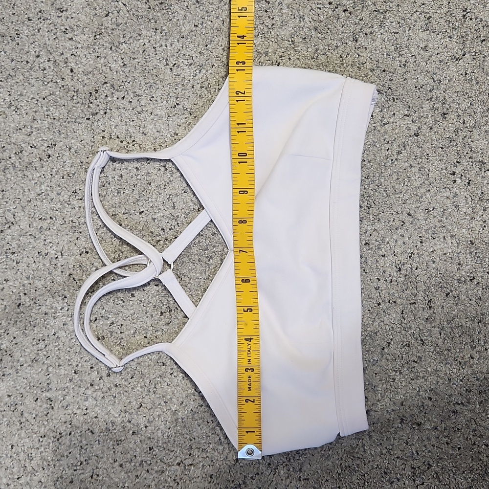 Bombshell Sportswear White Sports Bra - Picture 7 of 8